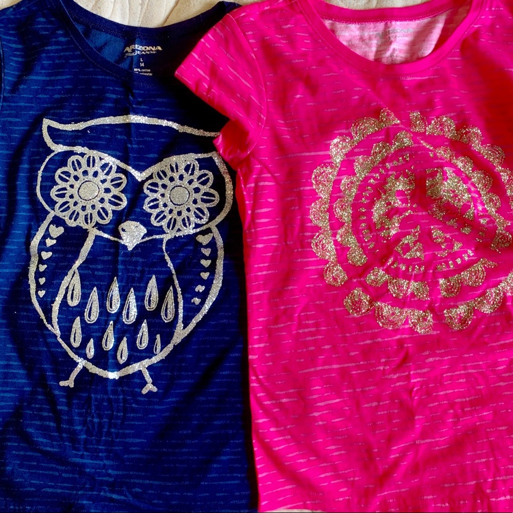 Two beautiful and glittery Kids tee